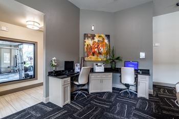 Modern office with 2 desks